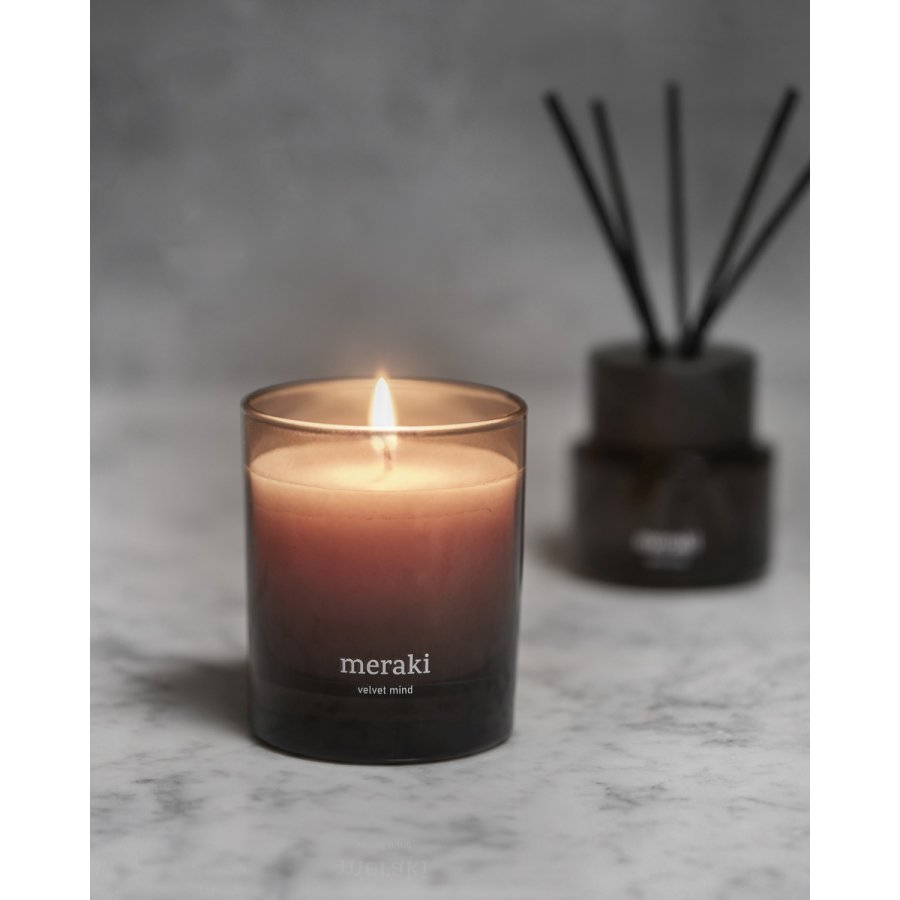 Meraki Duftkerze �8/H9,5 cm, Velvet Mind