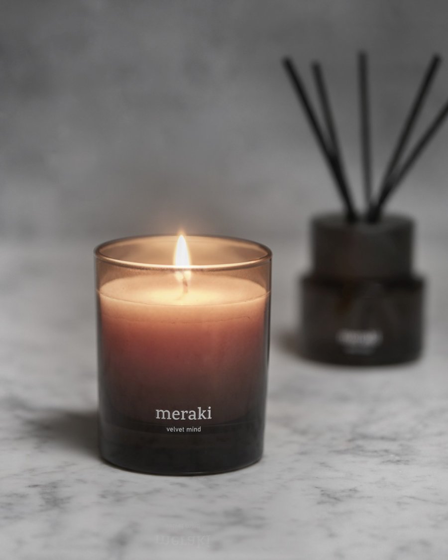 Meraki Duftkerze �8/H9,5 cm, Velvet Mind