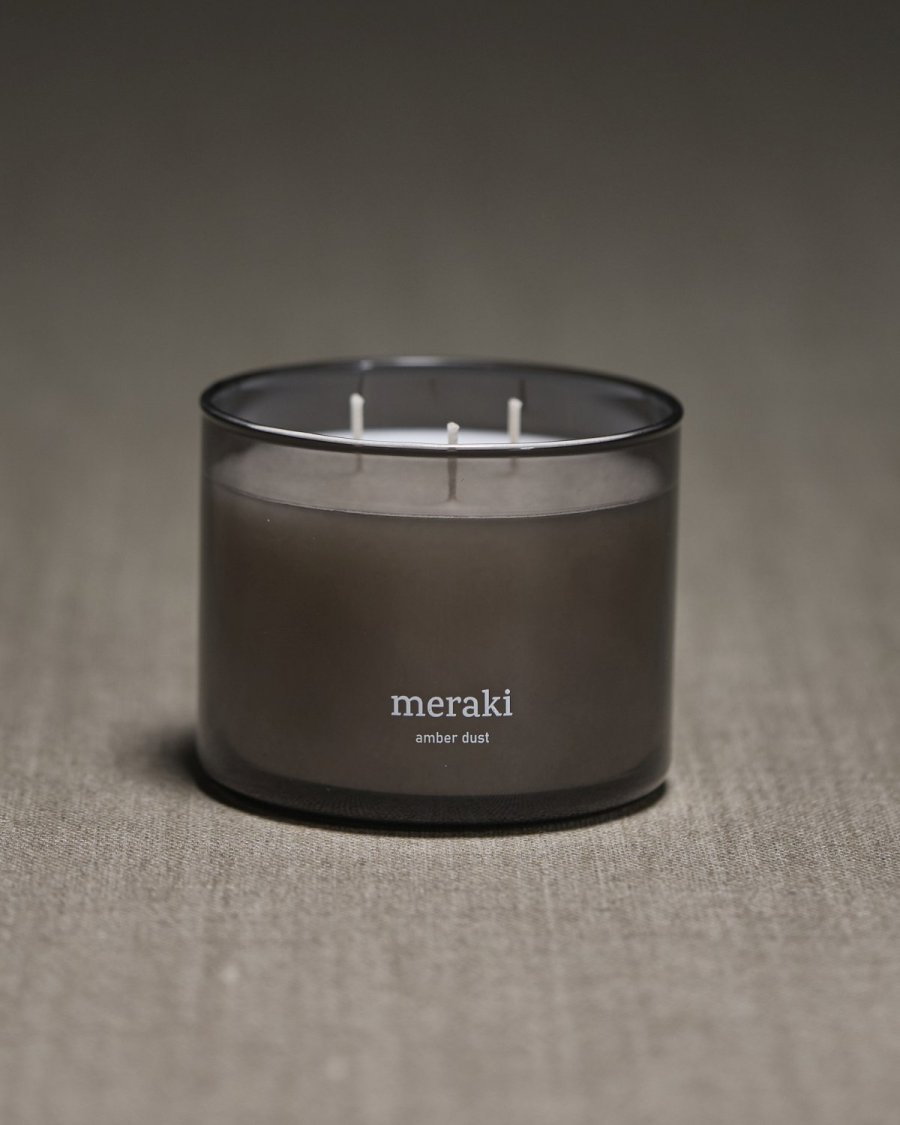 Meraki Duftkerze �10/H7,5 cm, Amber Dust