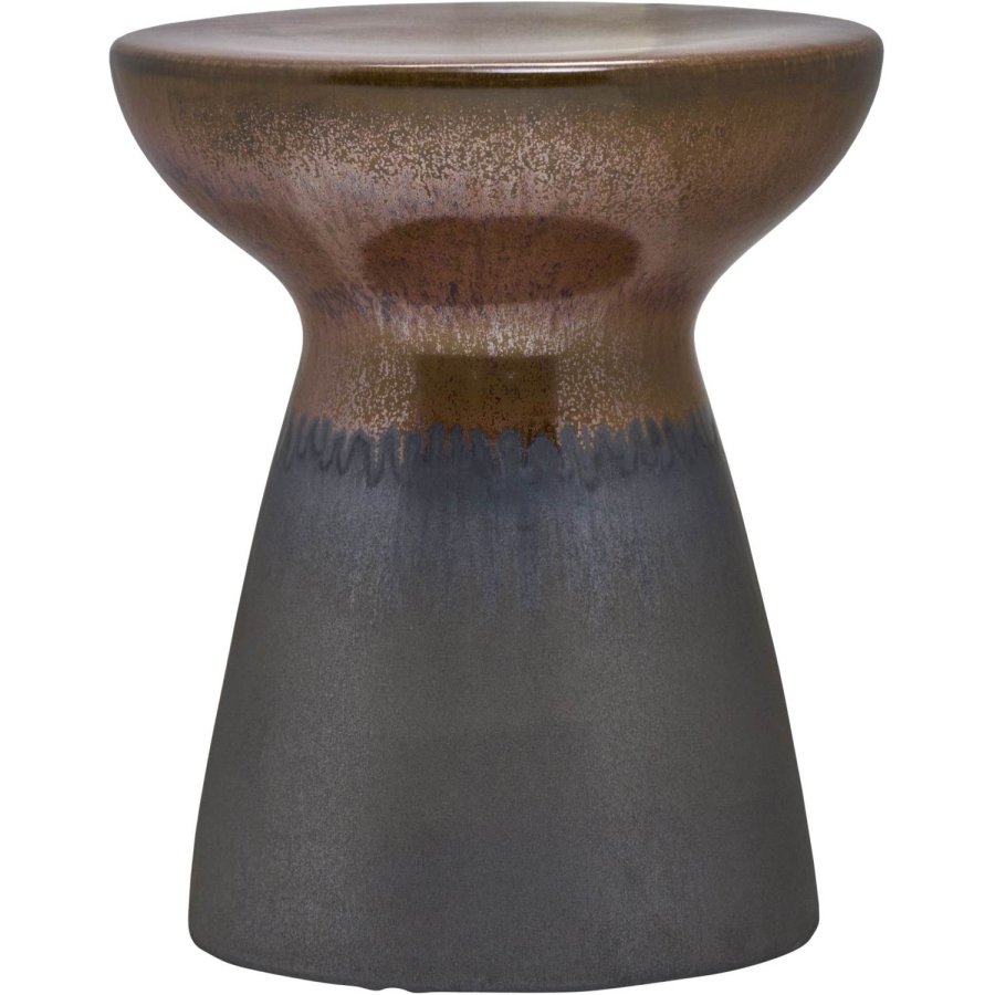 House Doctor Pablo Beistelltisch H43 cm, Kupfer/Dunkelgrau