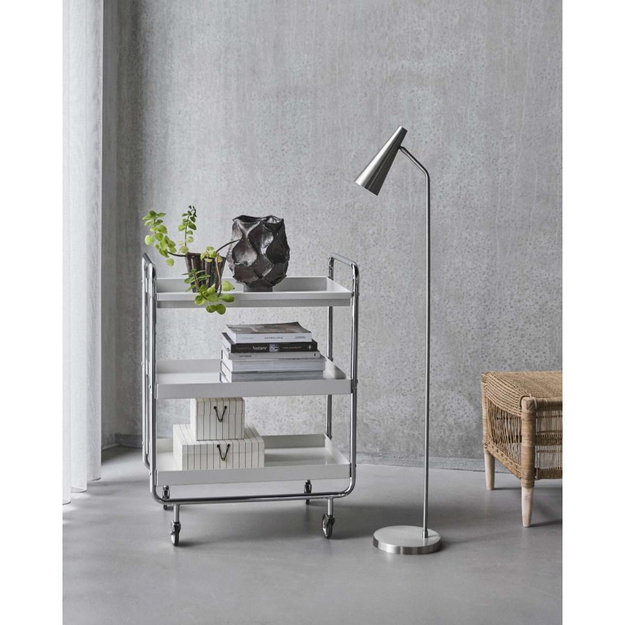 House Doctor Precise Gulvlampe H124 cm, S�lvfinish