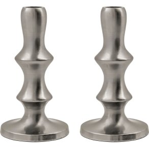 House Doctor Reese Lysestage H16 cm, S�lvfinish
