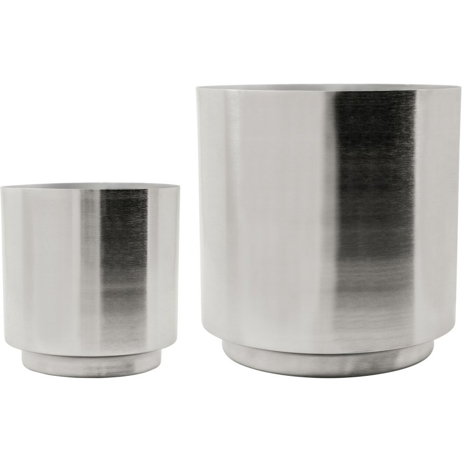 House Doctor Bailey Urtepotte 2 stk, S�lvfinish