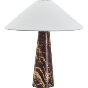 House Doctor Soffi Bordlampe H44,5 cm, Brun/Off-White
