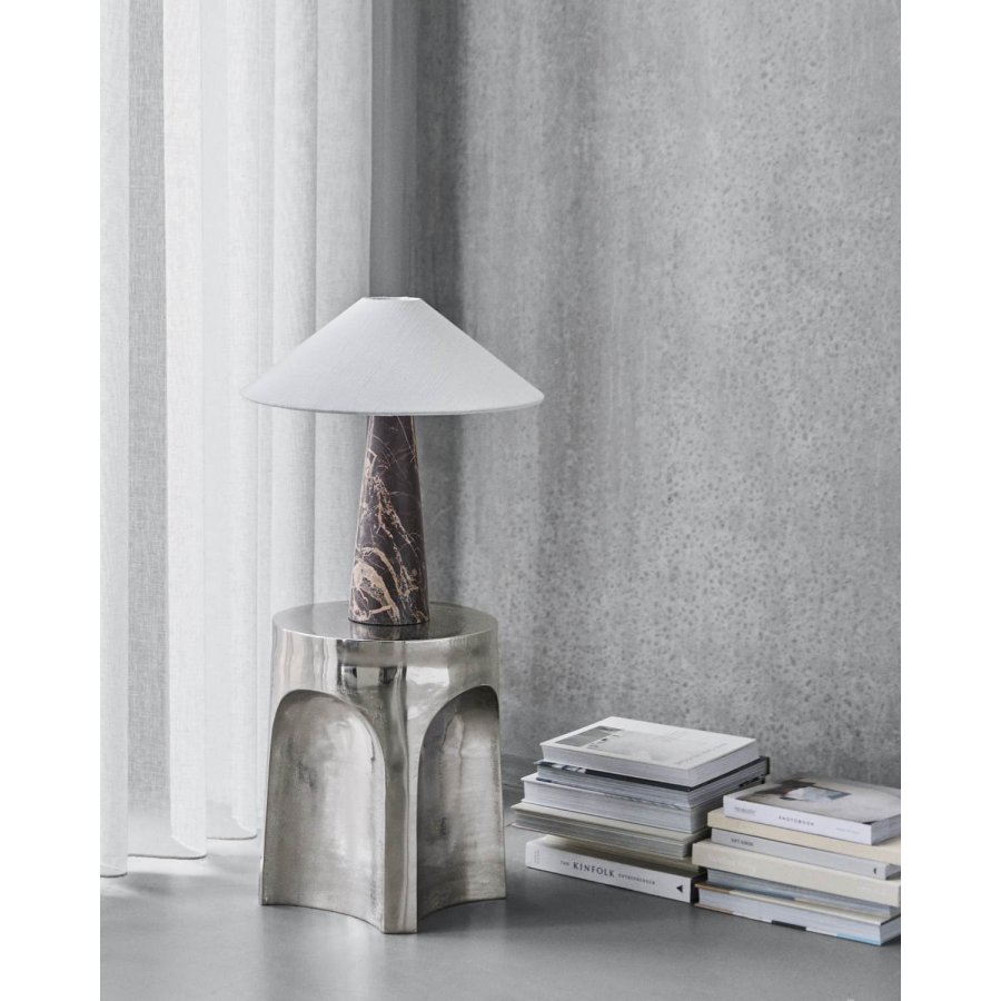 House Doctor Soffi Bordlampe H44,5 cm, Brun/Off-White