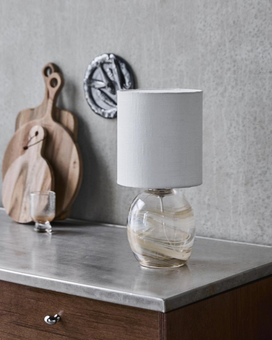 House Doctor Hite Bordlampe H44 cm, Ivory