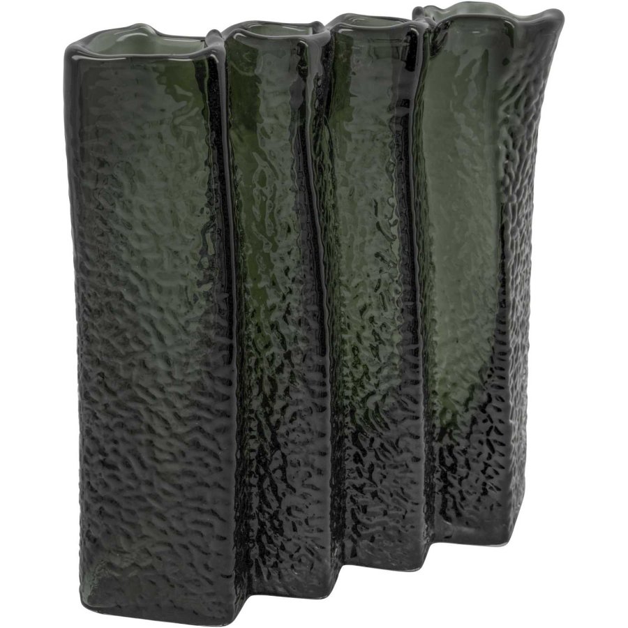 House Doctor Zuri Vase H21 cm, Deep Forest