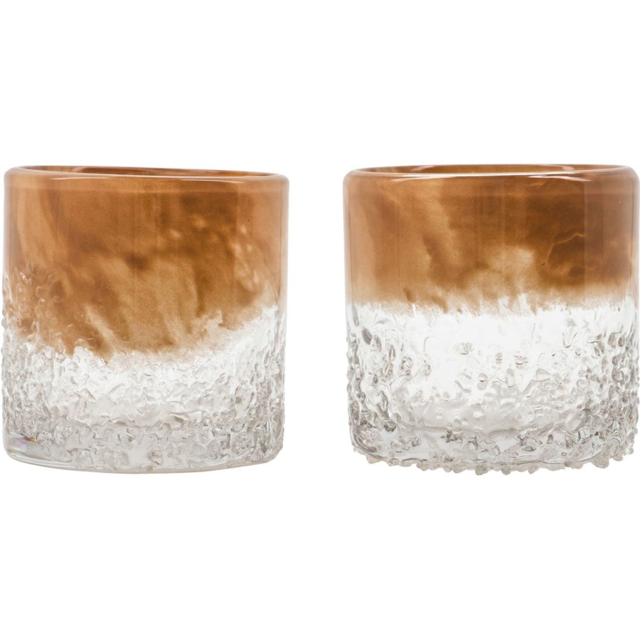 House Doctor Teagan Fyrfadsstage H10 cm, Caramel