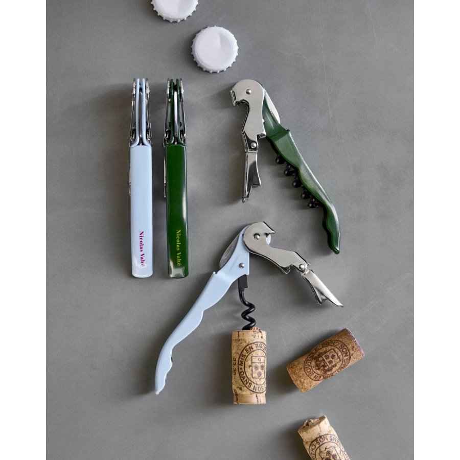 Nicolas Vah&eacute; Opener Flaske�bner 2 stk. 12 cm, Gr�n/Lysebl�