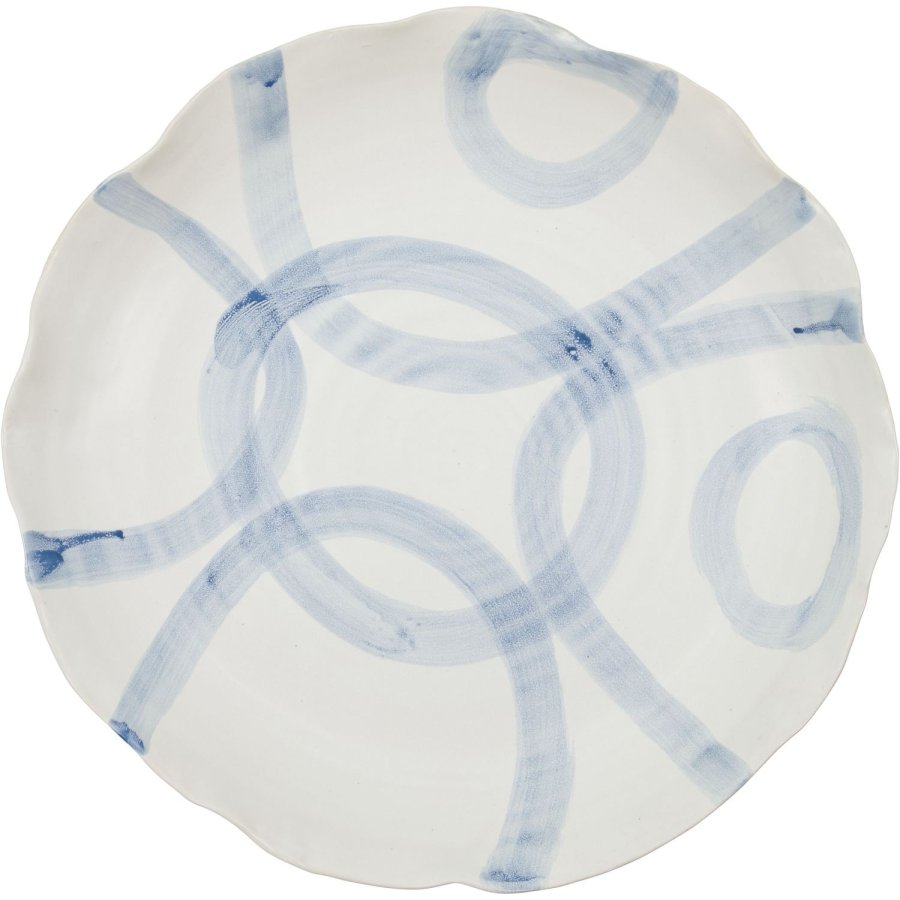 House Doctor Isa Bakke �40 cm, Hvid/Lysebl�