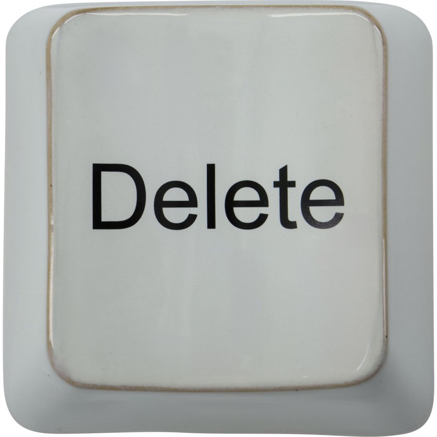 House Doctor Delete Wall Art 18x18 cm, R�hvid