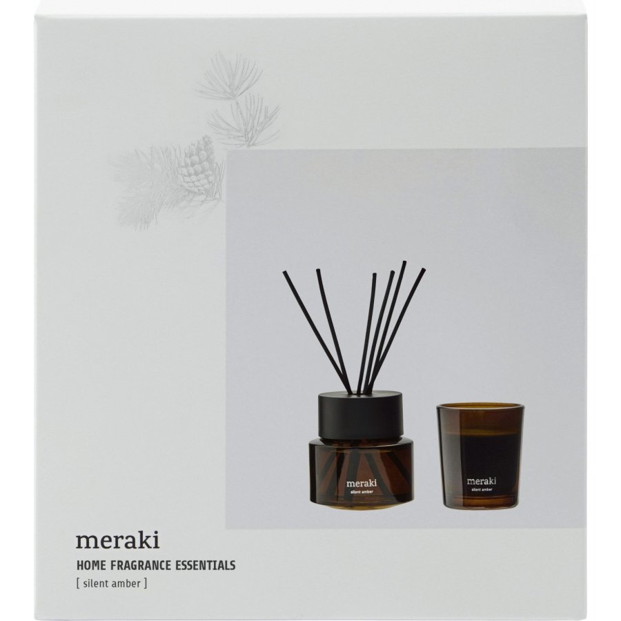 Meraki Gave�ske m. Duftpinde & Duftlys, Silent Amber