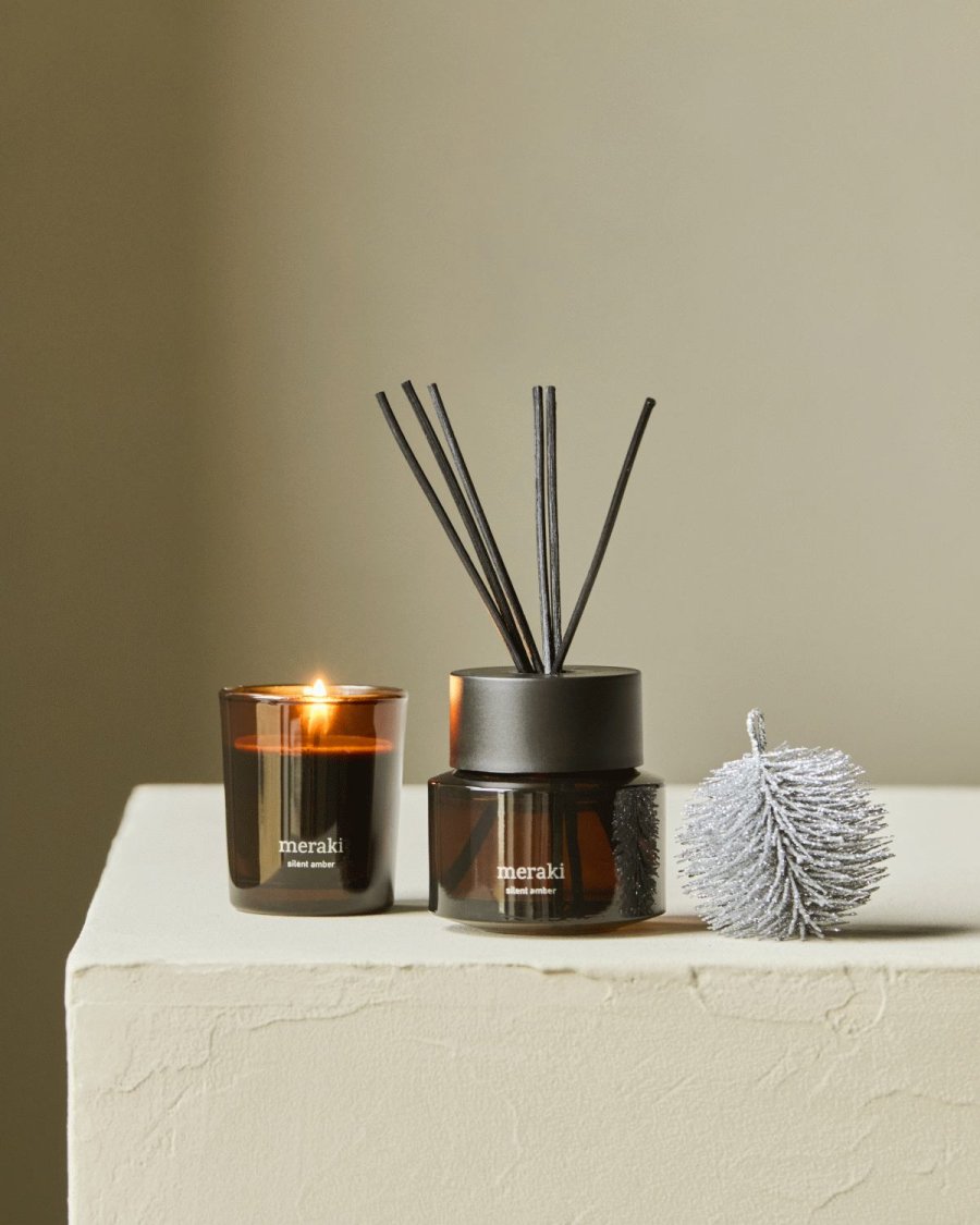 Meraki Gave�ske m. Duftpinde & Duftlys, Silent Amber