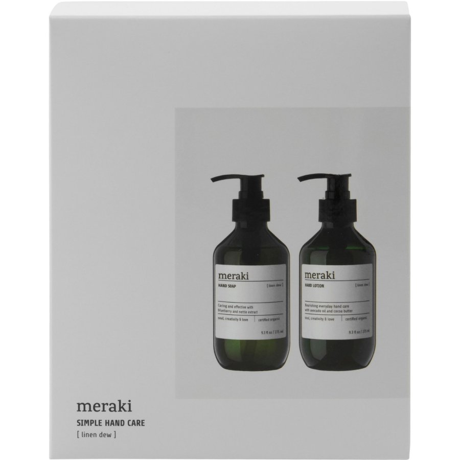 Meraki Geschenkbox mit Handseife und -lotion, Linen Dew