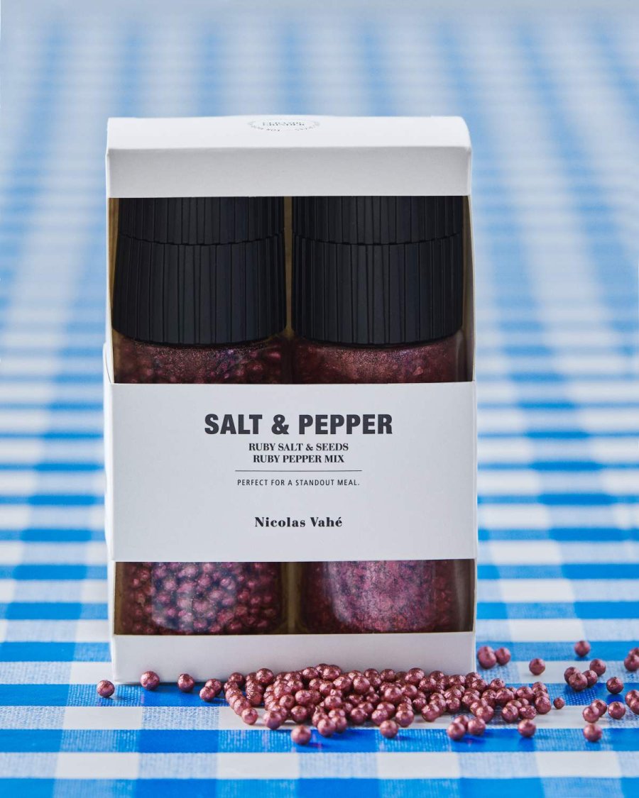 Nicolas Vah&eacute; Geschenkbox mit Ruby Salt & Seeds und Pfeffermix