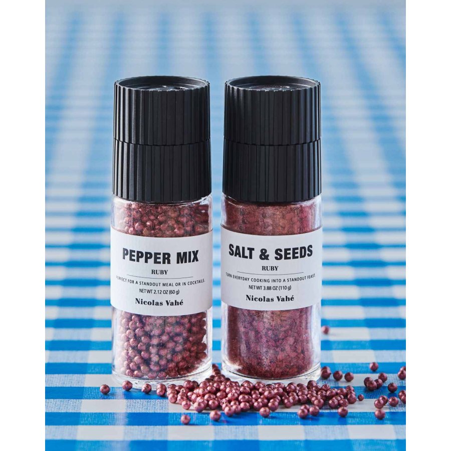 Nicolas Vah&eacute; Geschenkbox mit Ruby Salt & Seeds und Pfeffermix
