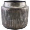 House Doctor Vase/Urtepotte Heylo 23 cm, Slv oxideret