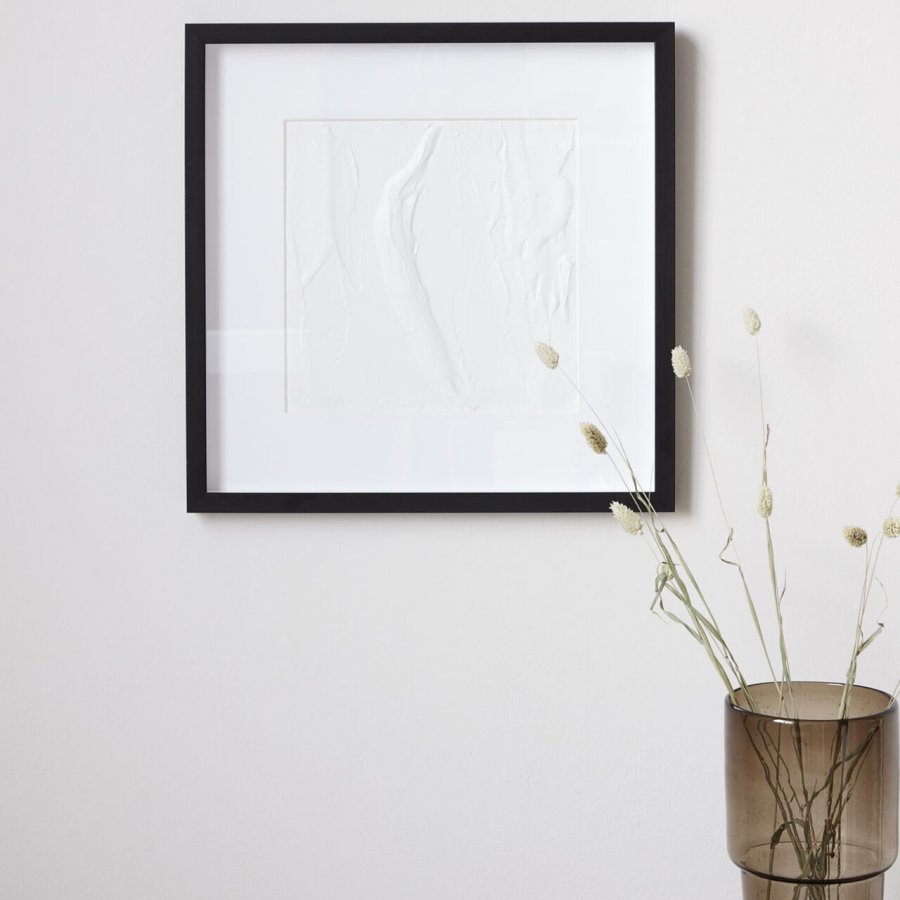 House Doctor Wall art Baou 50x50, Hvid