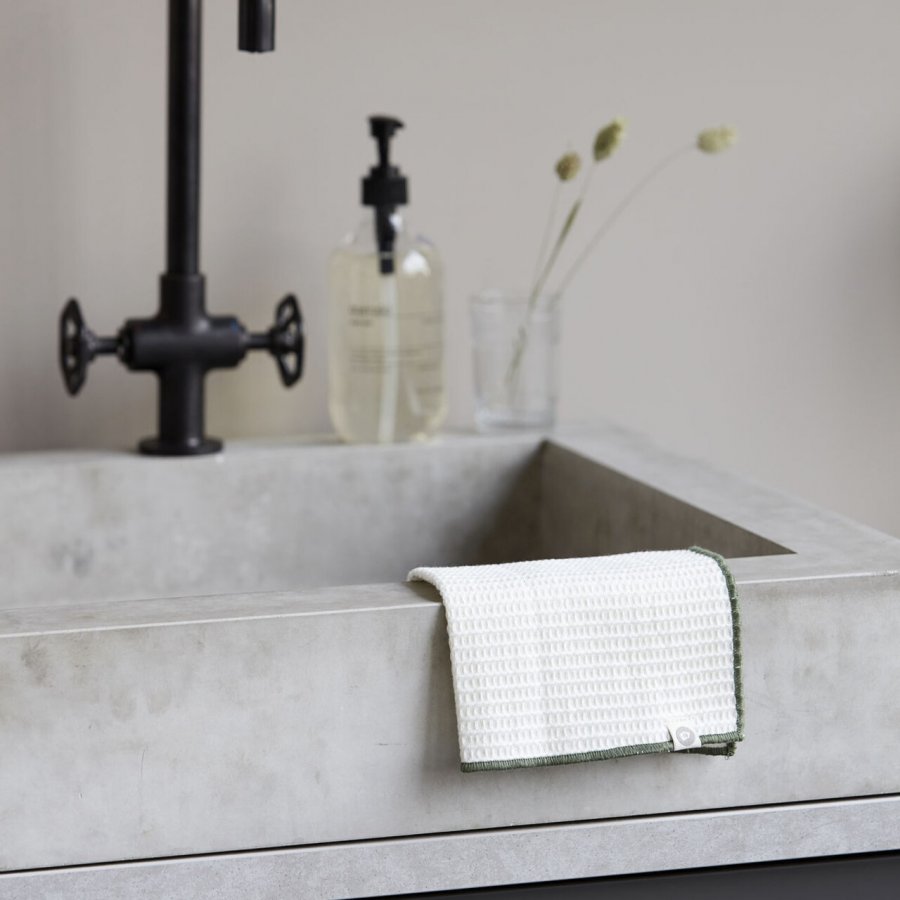 House Doctor Bihar Klud 3 stk. 30x30 cm, Grn