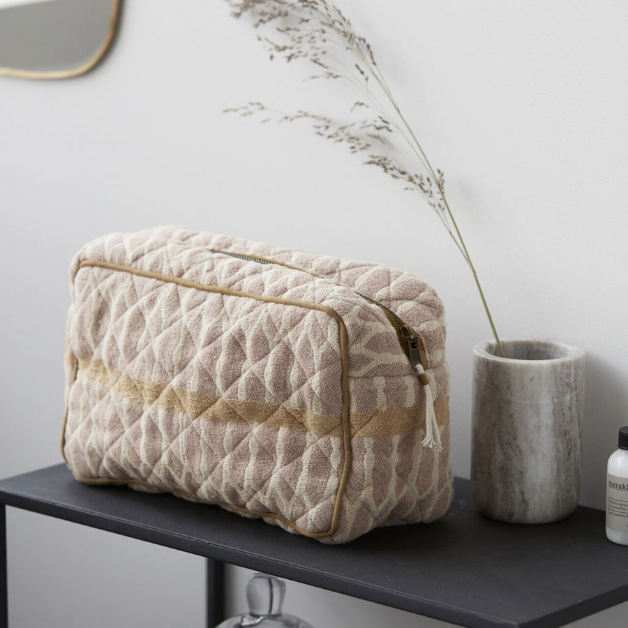 Meraki Toilettaske, Sennep/Terracotta/Sand