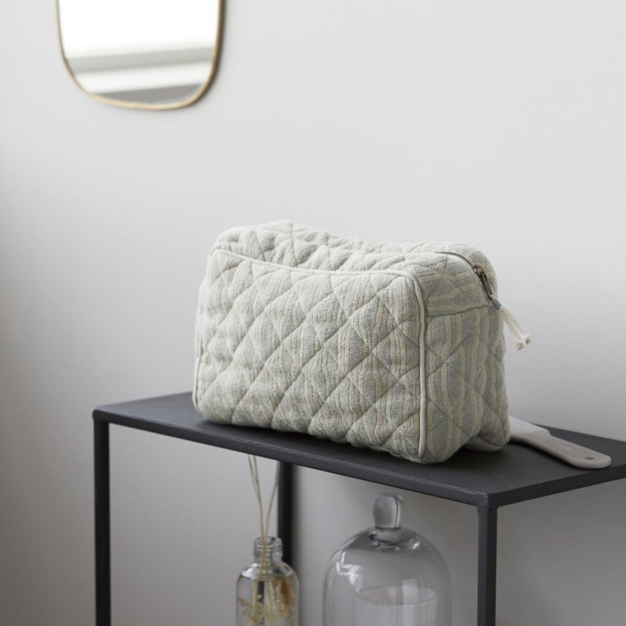Meraki Toilettaske, Lysegrn/beige
