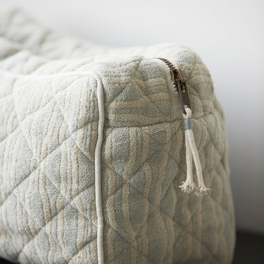 Meraki Toilettaske, Lysegrn/beige
