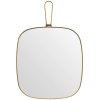 Meraki Spejl m. Ramme 26x28 cm, Antik Messing