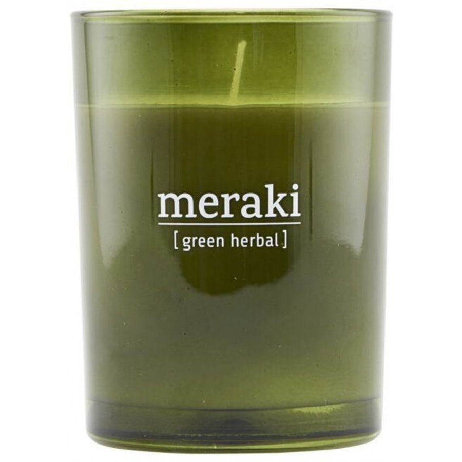 Meraki Duftkerze 10,5 cm, Green Herbal