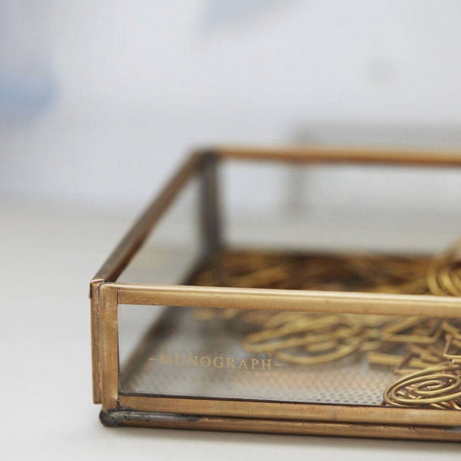 Monograph Opbevaring 3,5x10 cm, Messing