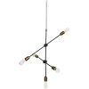 House Doctor Molecular Lampe 78 cm, Sort/Messing