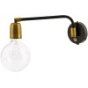 House Doctor Molecular Vglampe L22 cm, Sort/Messing