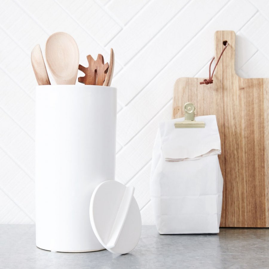 House Doctor Kitchen Krukke 25,5 cm, Hvid