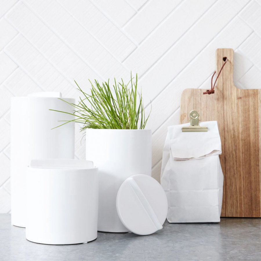 House Doctor Kitchen Krukke 25,5 cm, Hvid