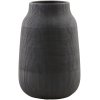 House Doctor Groove Vase H22 cm, Schwarz