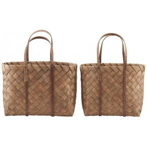 House Doctor Beach Tasche 2er Set, Braun