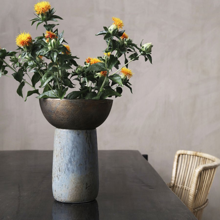 House Doctor Vase Kombi 24 cm, Stentj Metal