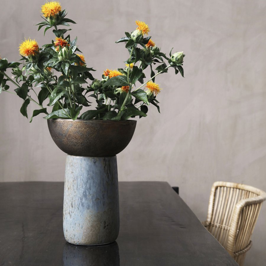 House Doctor Vase Kombi 24 cm, Stentj Metal