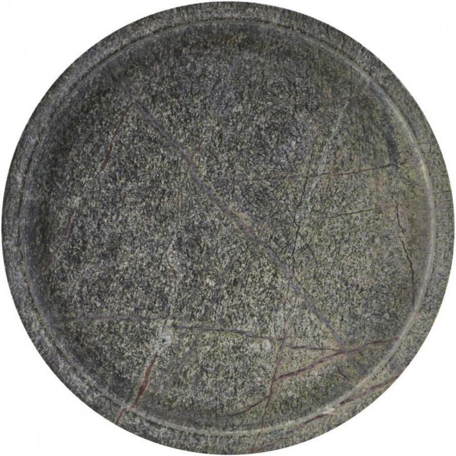 House Doctor Bakke Poli 30 cm, Grn marmor