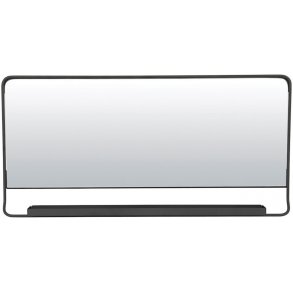 House Doctor Chic Spiegel mit Ablage 40x80 cm, Schwarz