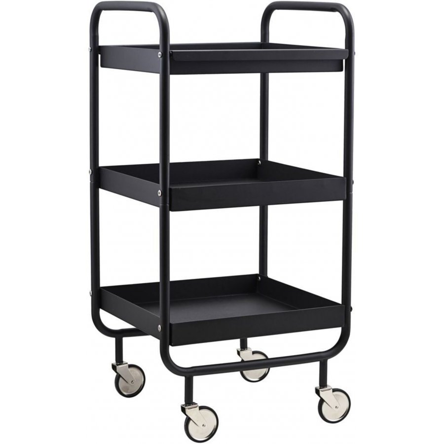 House Doctor Roll Trolley 42x38 cm, Schwarz