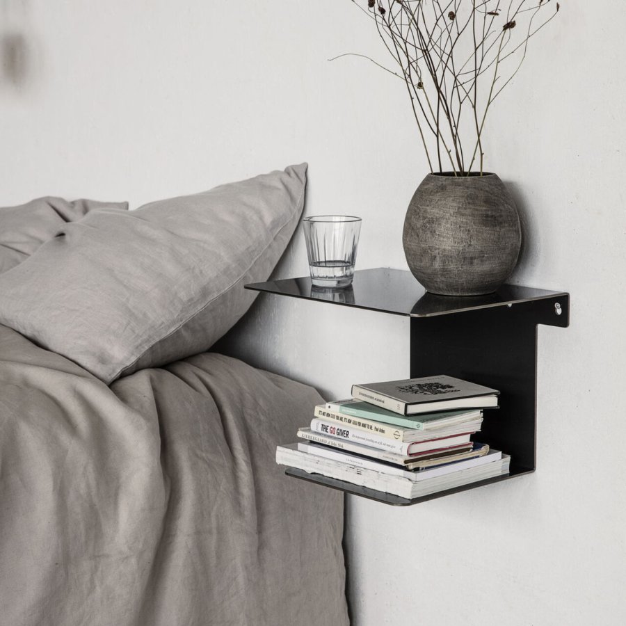 House Doctor Book Hylde 22,5 cm, Sort antik