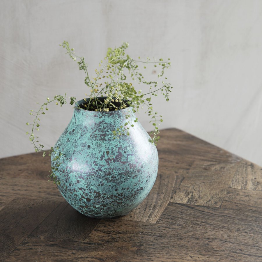 House Doctor Vase Kojo 12 cm, Turkis