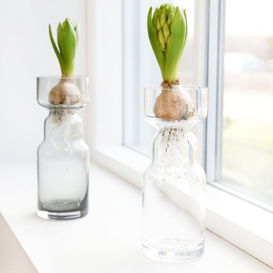 House Doctor Cinth Vase 20 cm, Klar