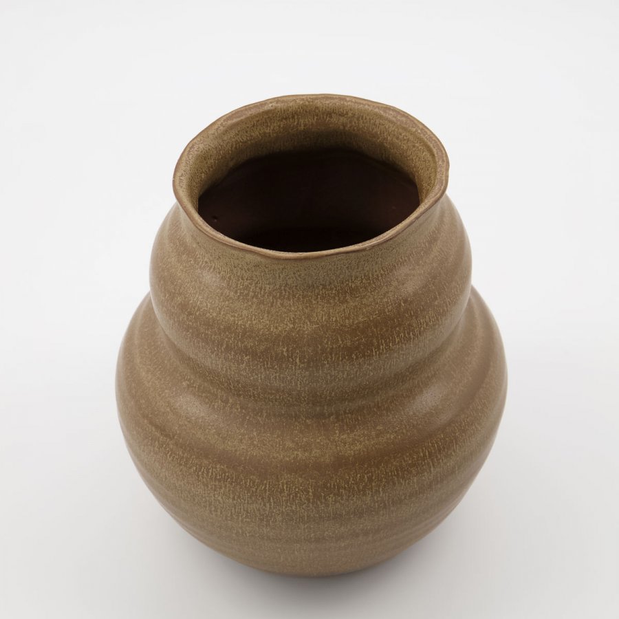 House Doctor Juno Vase H19 cm, Camel