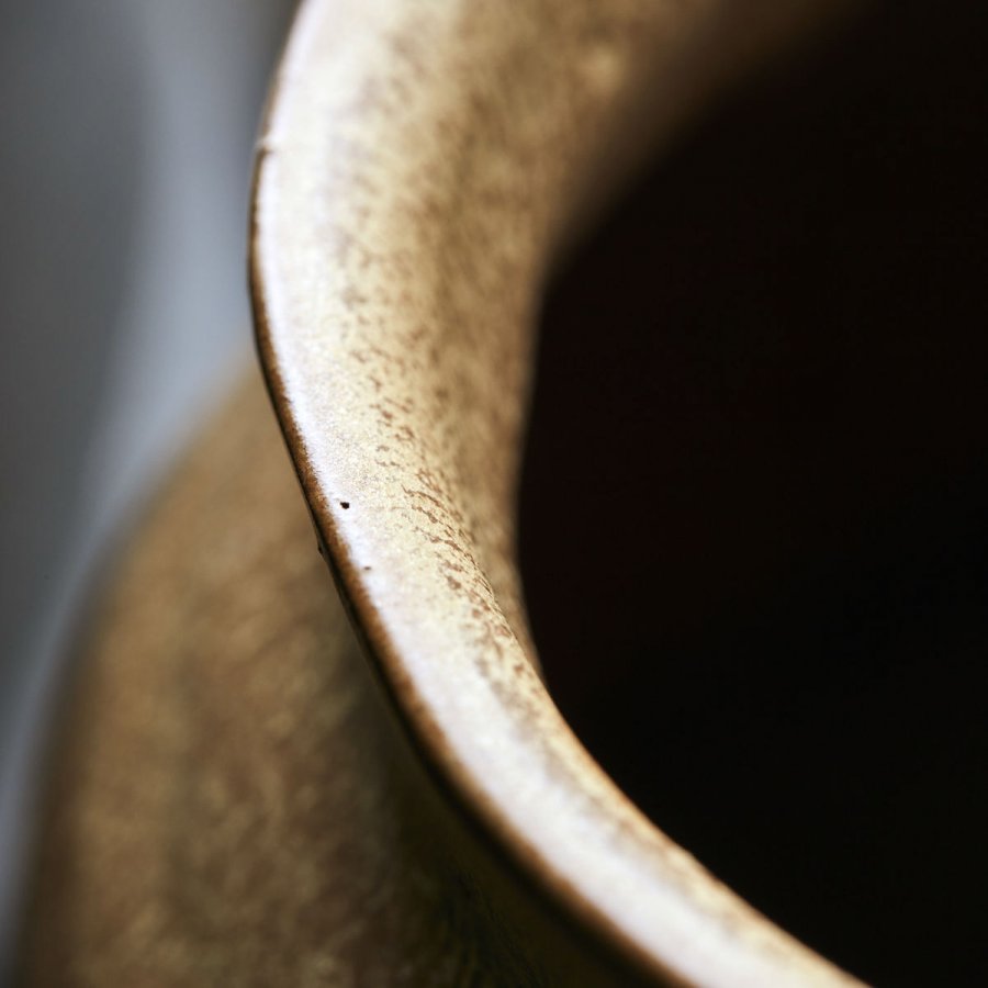 House Doctor Juno Vase H19 cm, Camel