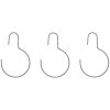 House Doctor Wire Runde Kleiderbgel 3er Set, Hellgrau