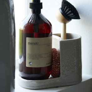 Meraki Datura Børste- og Sæbeholder, Skallegrå