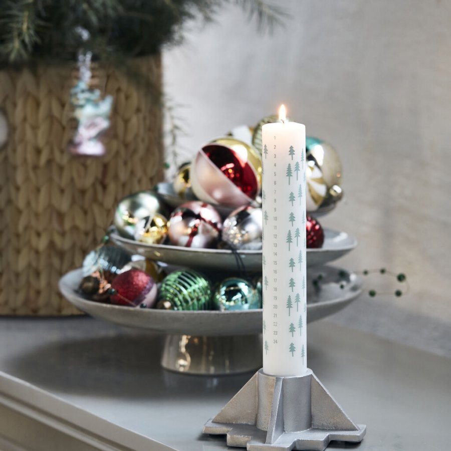 House Doctor Shine Kalenderlys �4 cm, Lysebl�