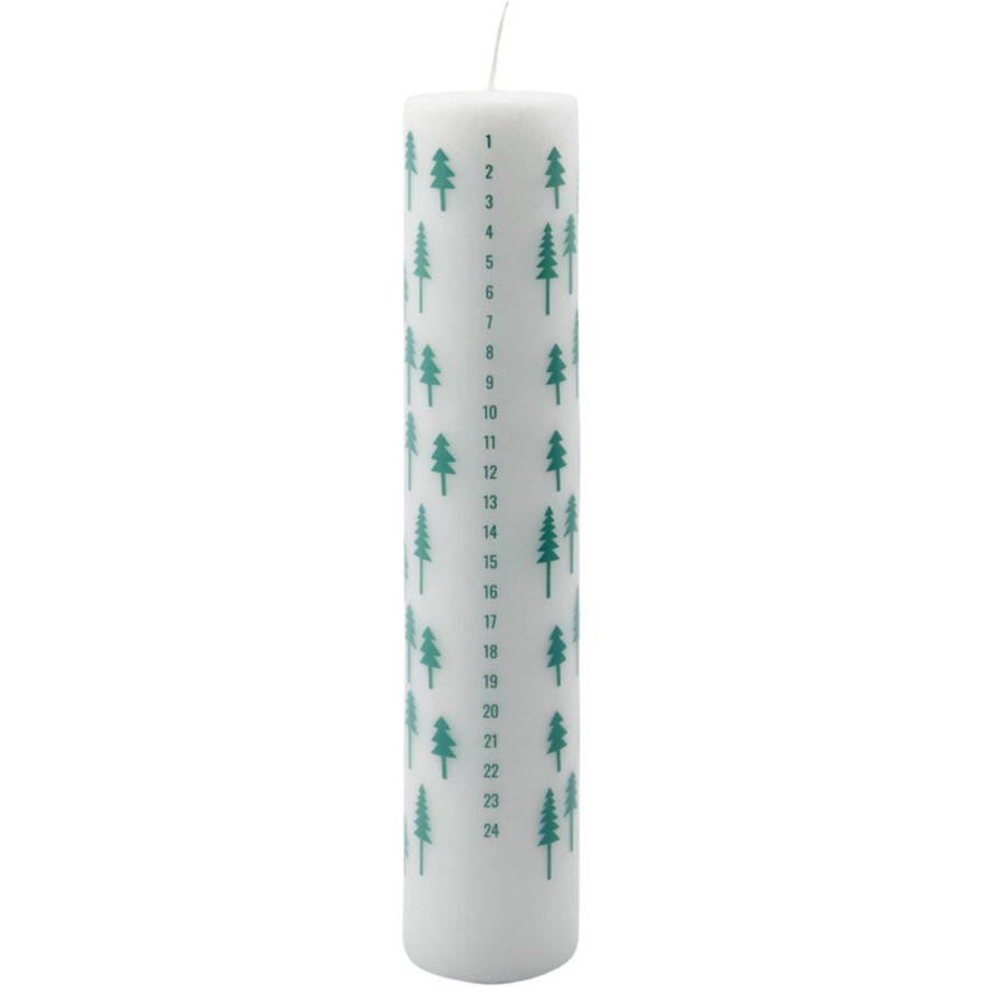 House Doctor Shine Kalenderlys 6 cm, Lysebl