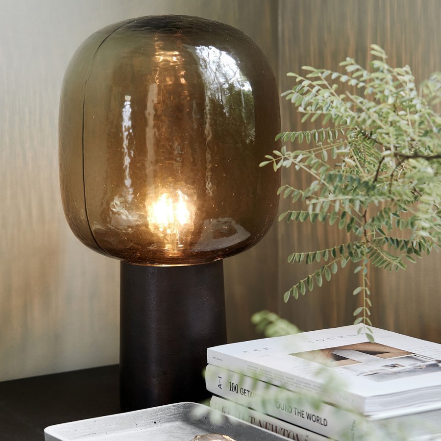 House Doctor Note Bordlampe, Bruneret Messing